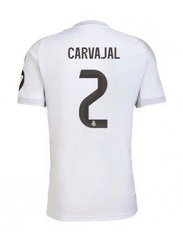 Muži Futbalové oblečenie Real Madrid Daniel Carvajal #2 2025-26 Krátky Rukáv - Domáci Muži Futbalové oblečenie Real Madrid Daniel Carvajal #2 2025-26 Krátky Rukáv - Domáci